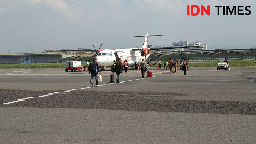 Ada 31 Penumpang Terbang dari Bandara Husein Sastranegara ke Surabaya
