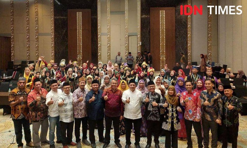 Apresiasi Inisiator Muda Moderasi Beragama yang diadakan Ditjen Pendidikan Islam Kementerian Agama Republik Indonesia (IDN Times/Eko Agus Herianto)