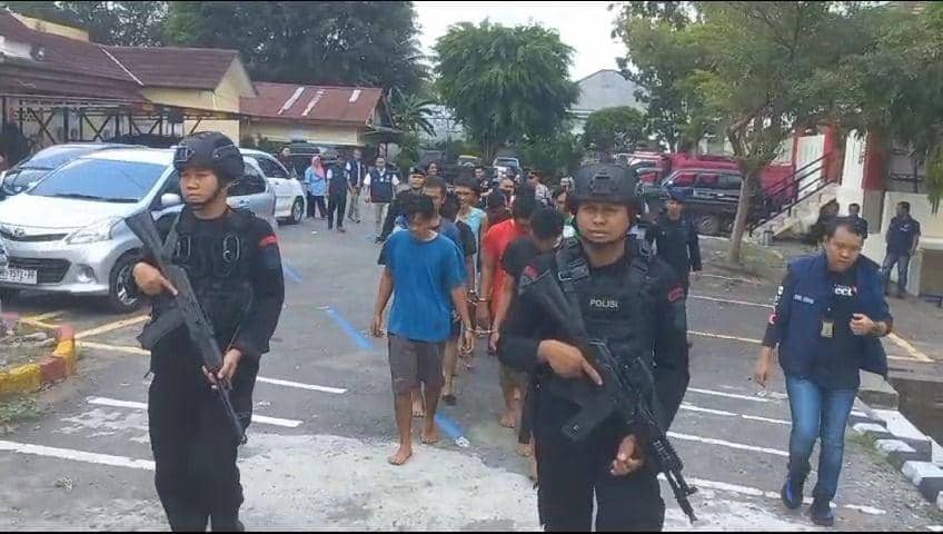 30 Penambang Batu Bara Ilegal di Muara Enim Ditangkap, 1 Orang Buron