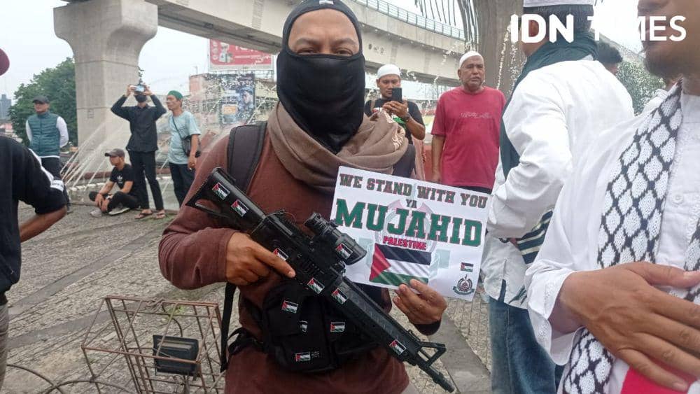 Ribuan Orang Palembang Aksi Damai Solidaritas Bela Palestina