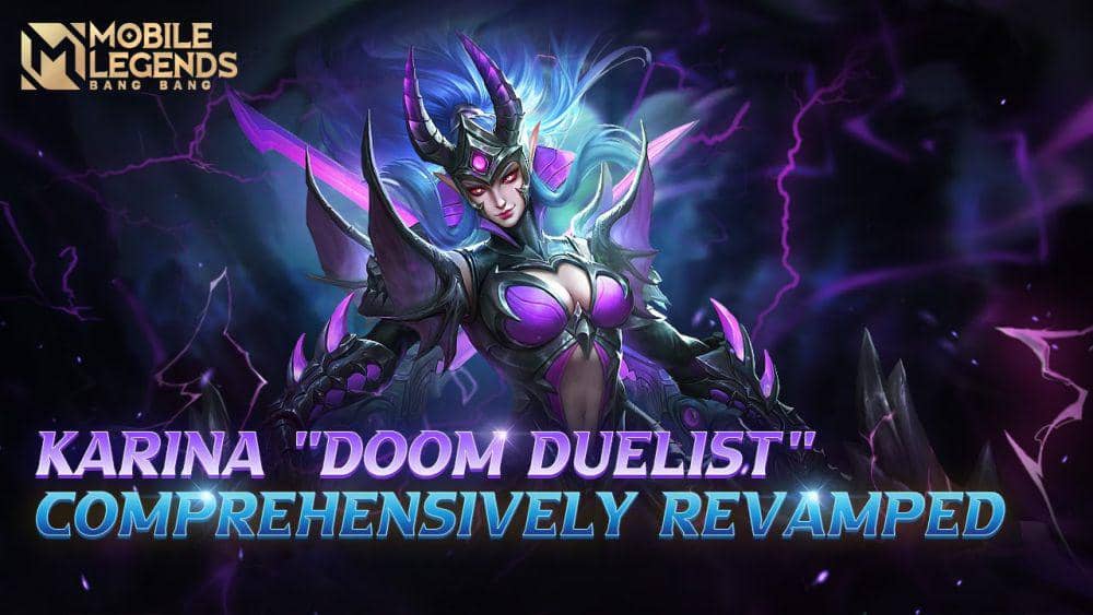 tampilan skin Karina Doom Duelist (dok. Moonton/Mobile Legends)