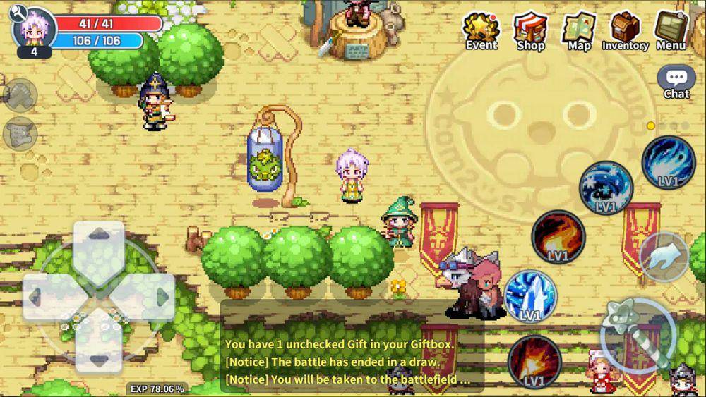 cuplikan gameplay The World of Magic: IMO (dok. Com2uS/The World of Magic: IMO)