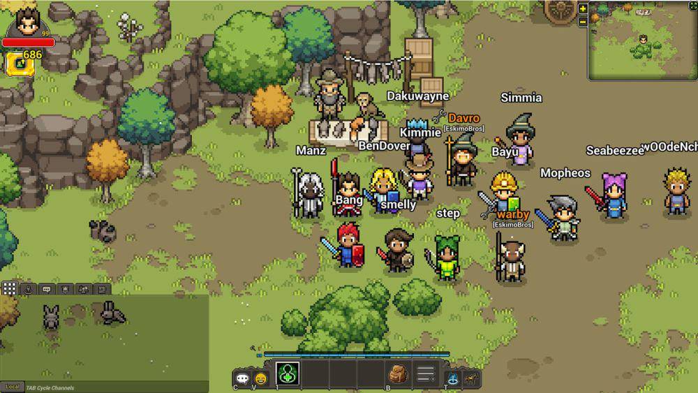 cuplikan gameplay Heartwood Online (dok. E Bros/Heartwood Online)