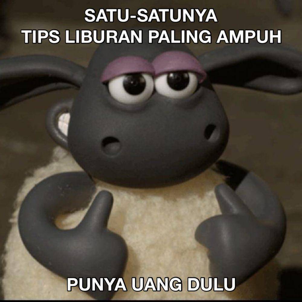 Meme tentang uang (x.com/txtdarigajelas)