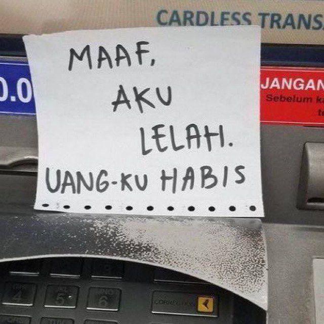 Meme tentang uang (x.com/txtdarigajelas)