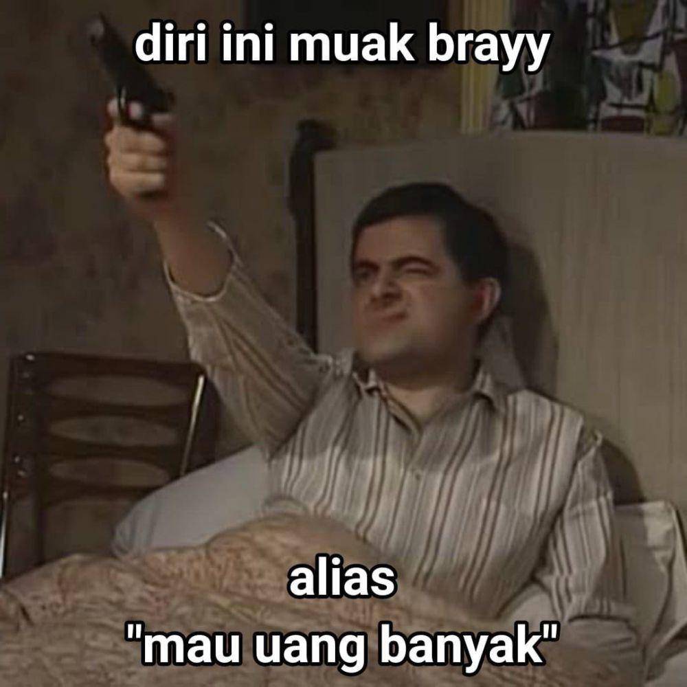 Meme tentang uang (x.com/txtdarigajelas)
