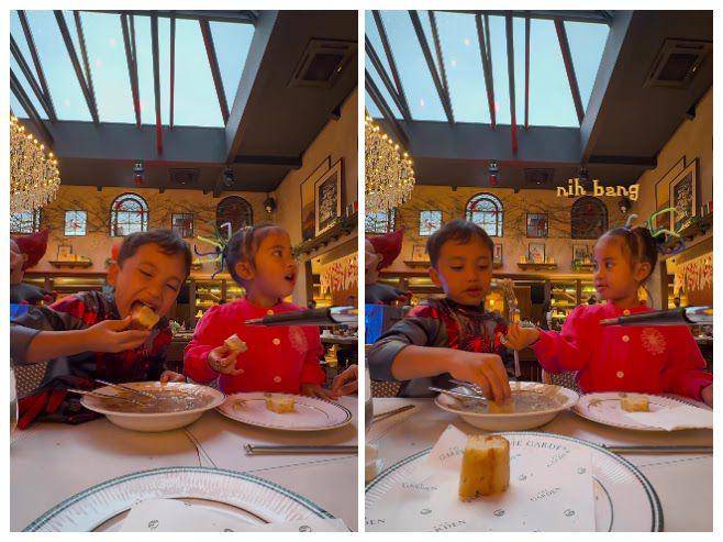 momen anak Rachel Vennya ikut Halloween dinner (instagram.com/rachelvennya)