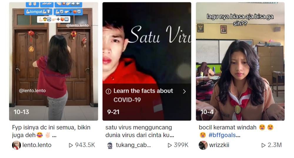 Satu Virus Mengguncang Dunia (Dok. TikTok)
