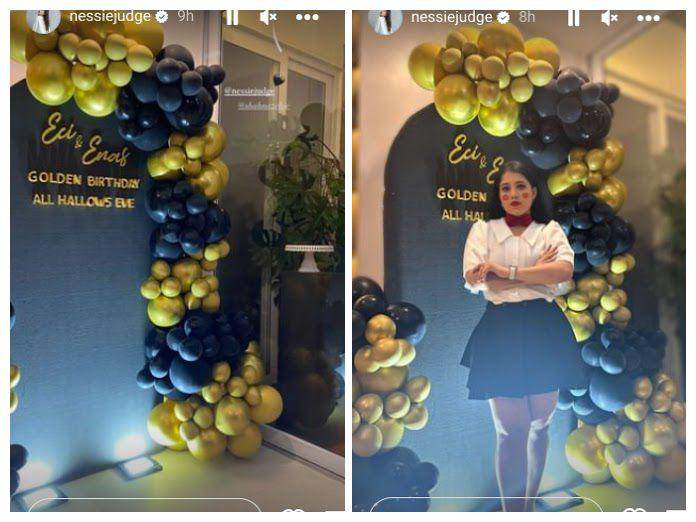 momen ulang tahun Nessie Judge (instagram.com/nessiejudge)