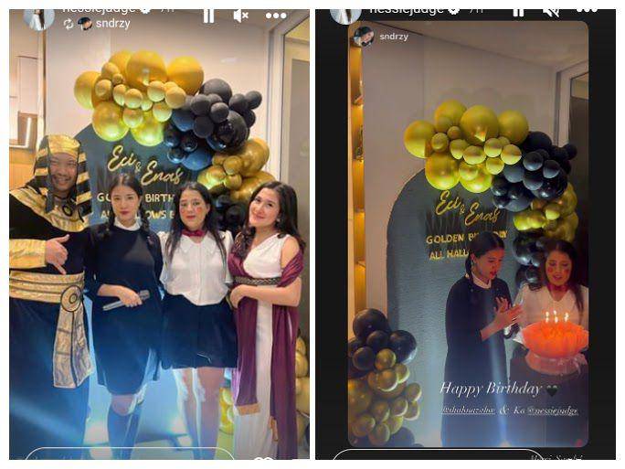 momen ulang tahun Nessie Judge (instagram.com/nessiejudge)