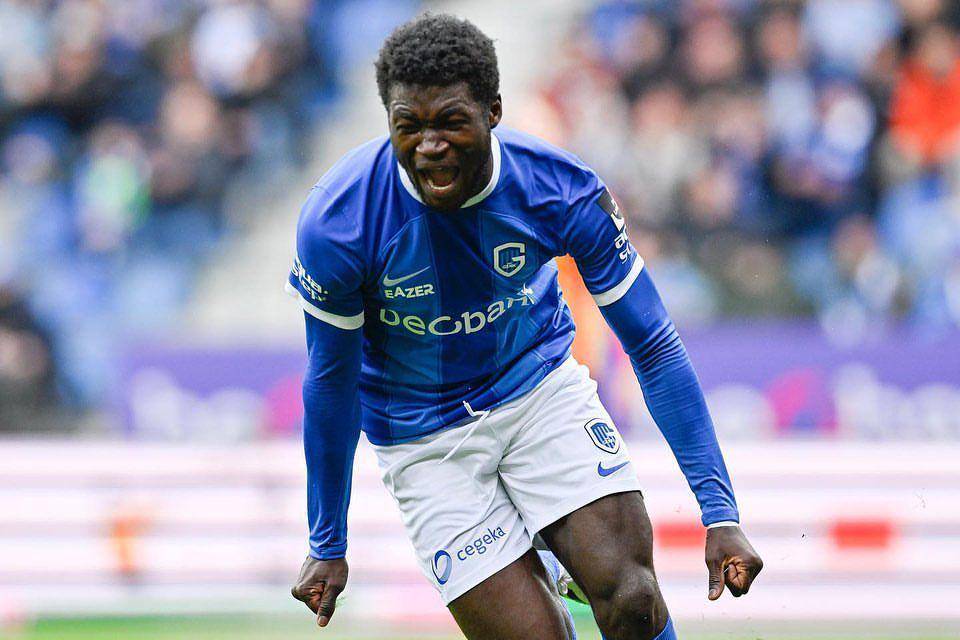 Christopher Bonsu Baah saat membela KRC Genk. (instagram.com/christopher_bonsu10)