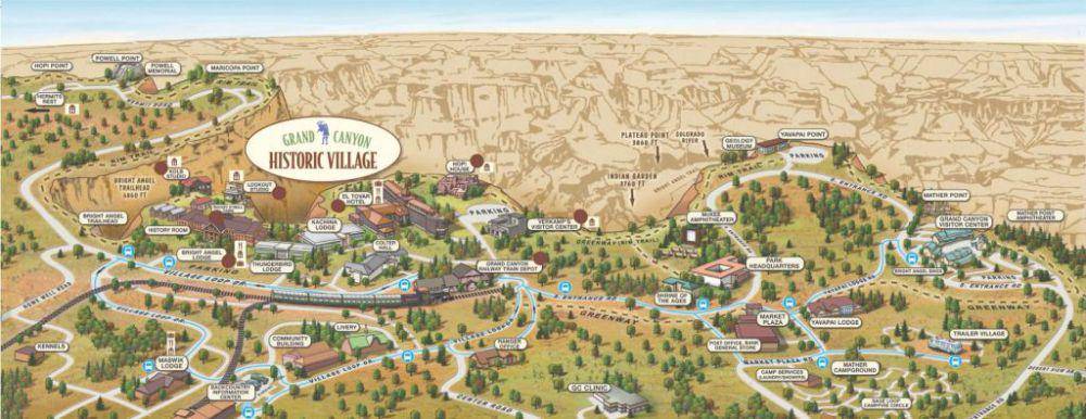 pemukiman di Grand Canyon (grandcanyonlodges.com)