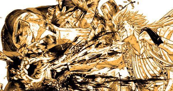 Serangan akhir Apollo berhasil mengenai Leonidas ( Dok. Comic Zenon / Record of Ragnarok )