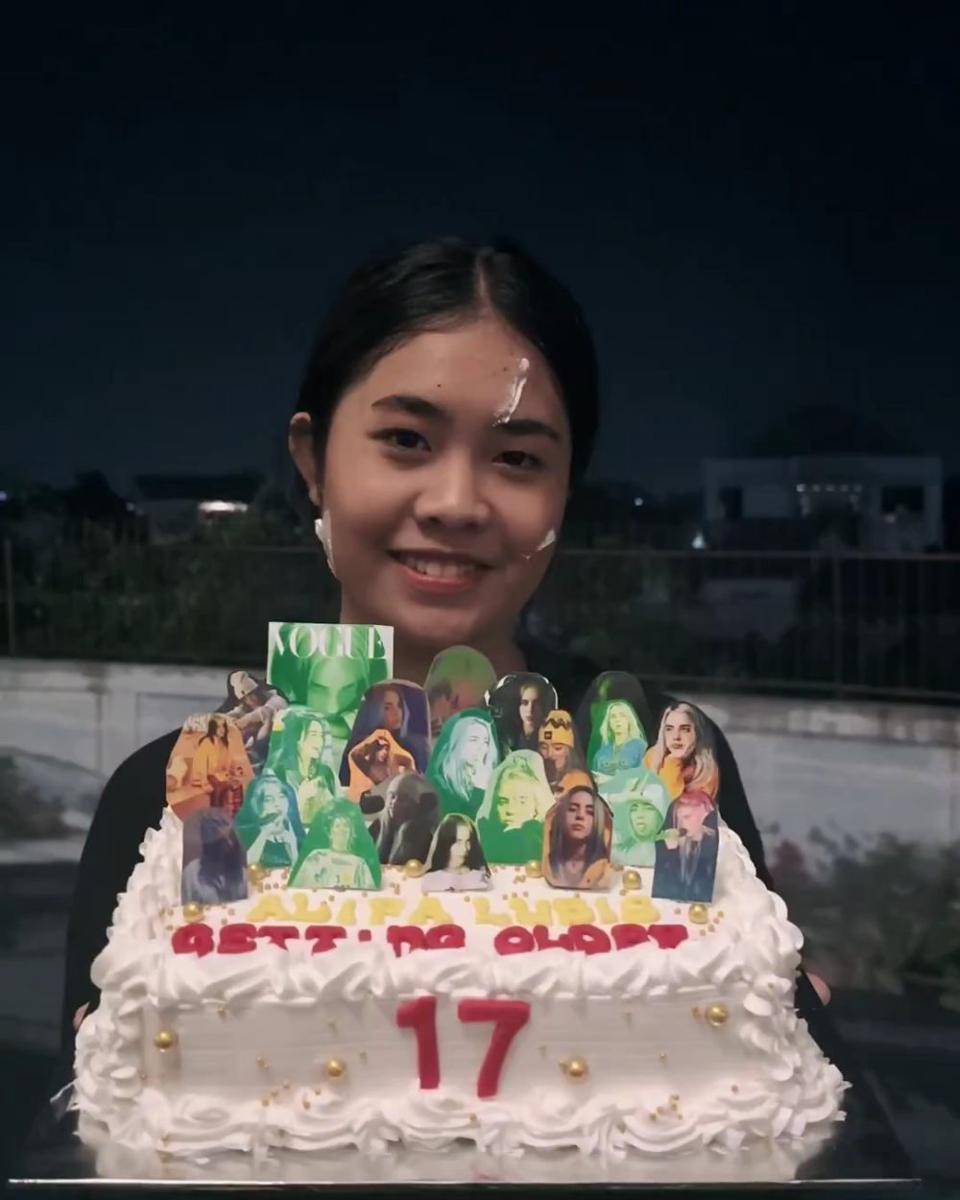 kejutan ulang tahun ke-17 Alifa Lubis (instagram.com/alifalubis)