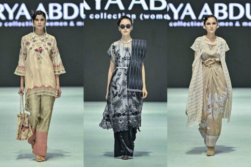 9 Inspirasi Baju ala Ibu Pejabat Koleksi Surya Abduh di JFW 2024
