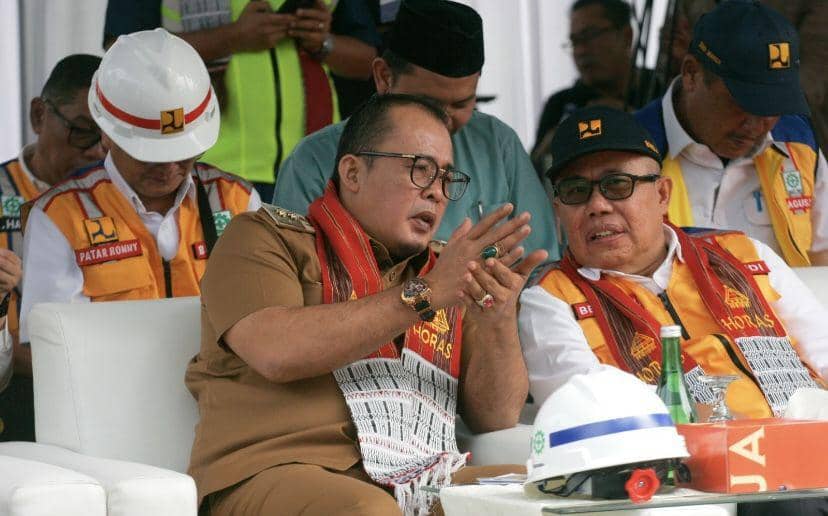 Ground Breaking proyek pembangunan Underpass Gatot Subroto Medan (Dok. Khairil Umri)