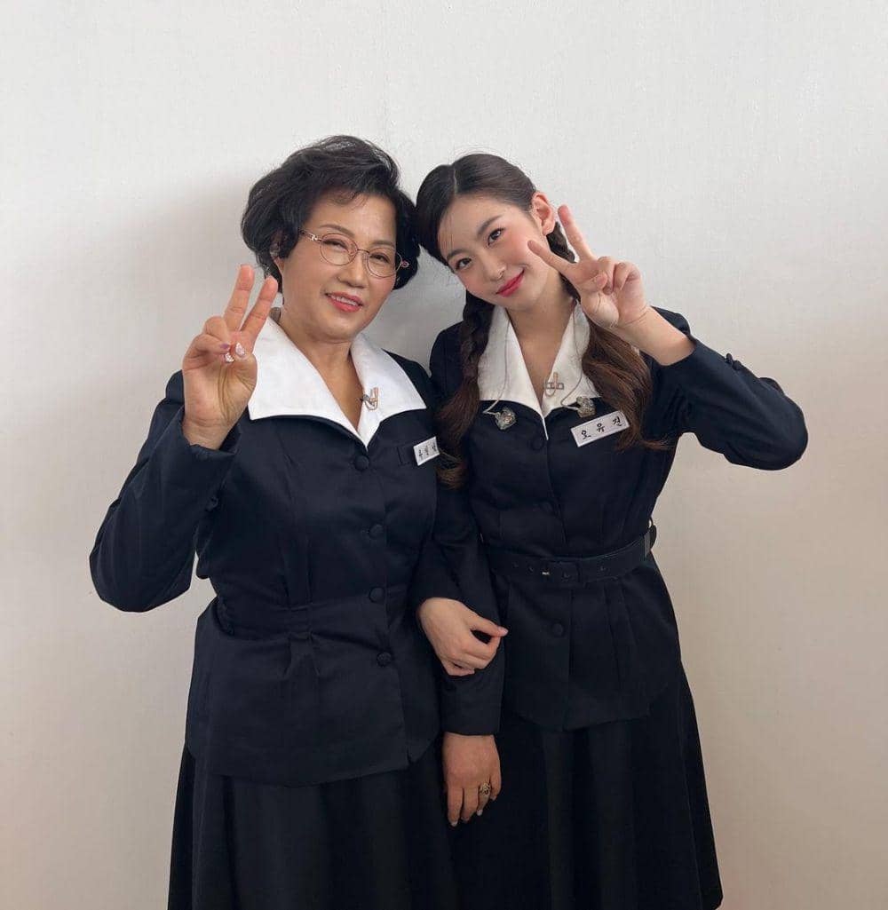 potret Oh Yu Jin dan neneknya (instagram.com/trot_princess0113)