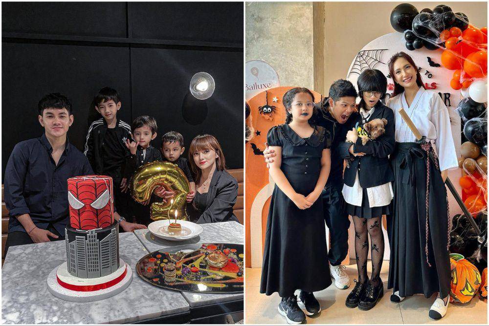 potret keluarga Aditya Suryo dan Baim (instagram.com/aditsur88 | instagram.com/artikasaridevi)