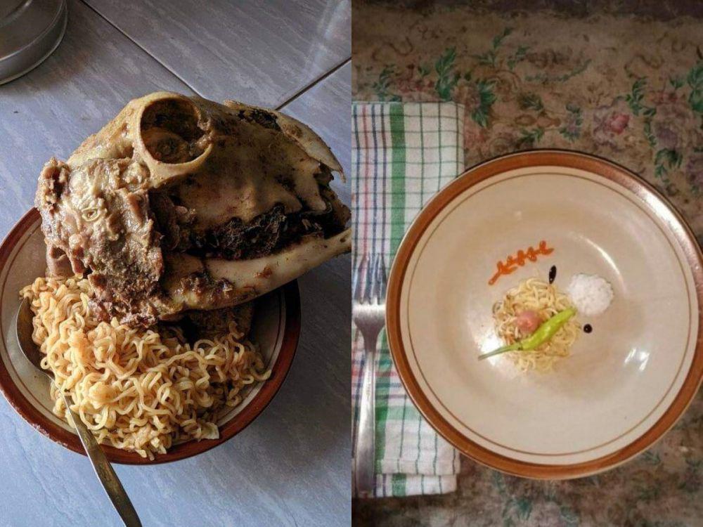 9 Potret Penyajian Mi Instan Tidak Biasa, Berani Coba?