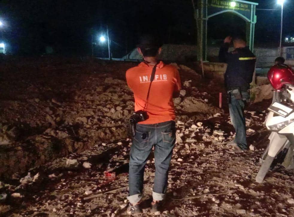 Lokasi ditemukan korban pelajar GIZ meninggal dunia usai aksi tawuran. (IDN Times/Istimewa).