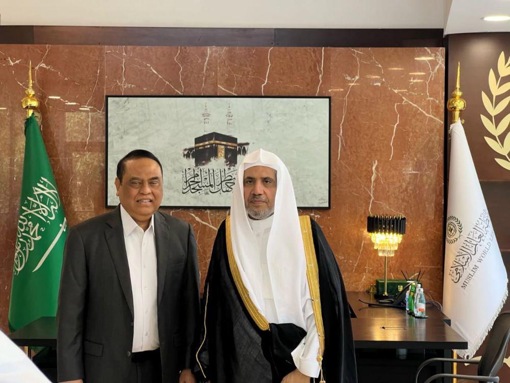 Waketum DMI Bertemu Sekjen Liga Muslim Dunia, Bahas Isu Perdamaian