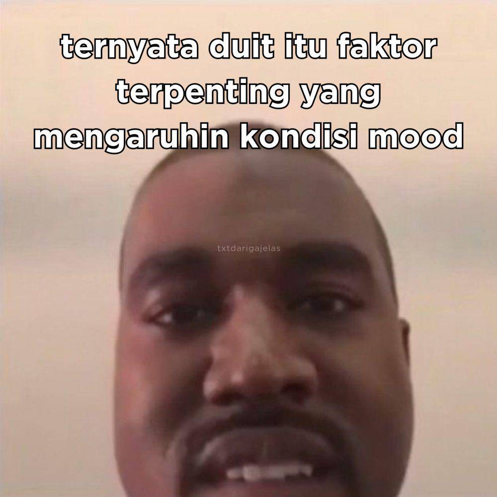 Meme tentang uang (x.com/txtdarigajelas)