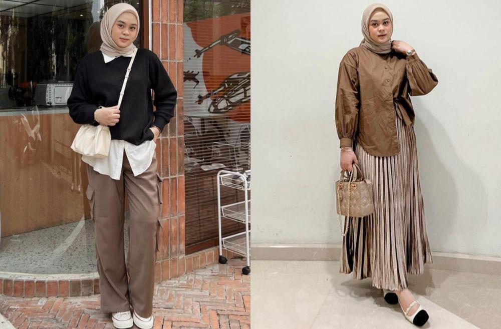 9 Ide Outfit ke Kampus ala Adzra Afifah, Pancarkan Pesona Estetika!