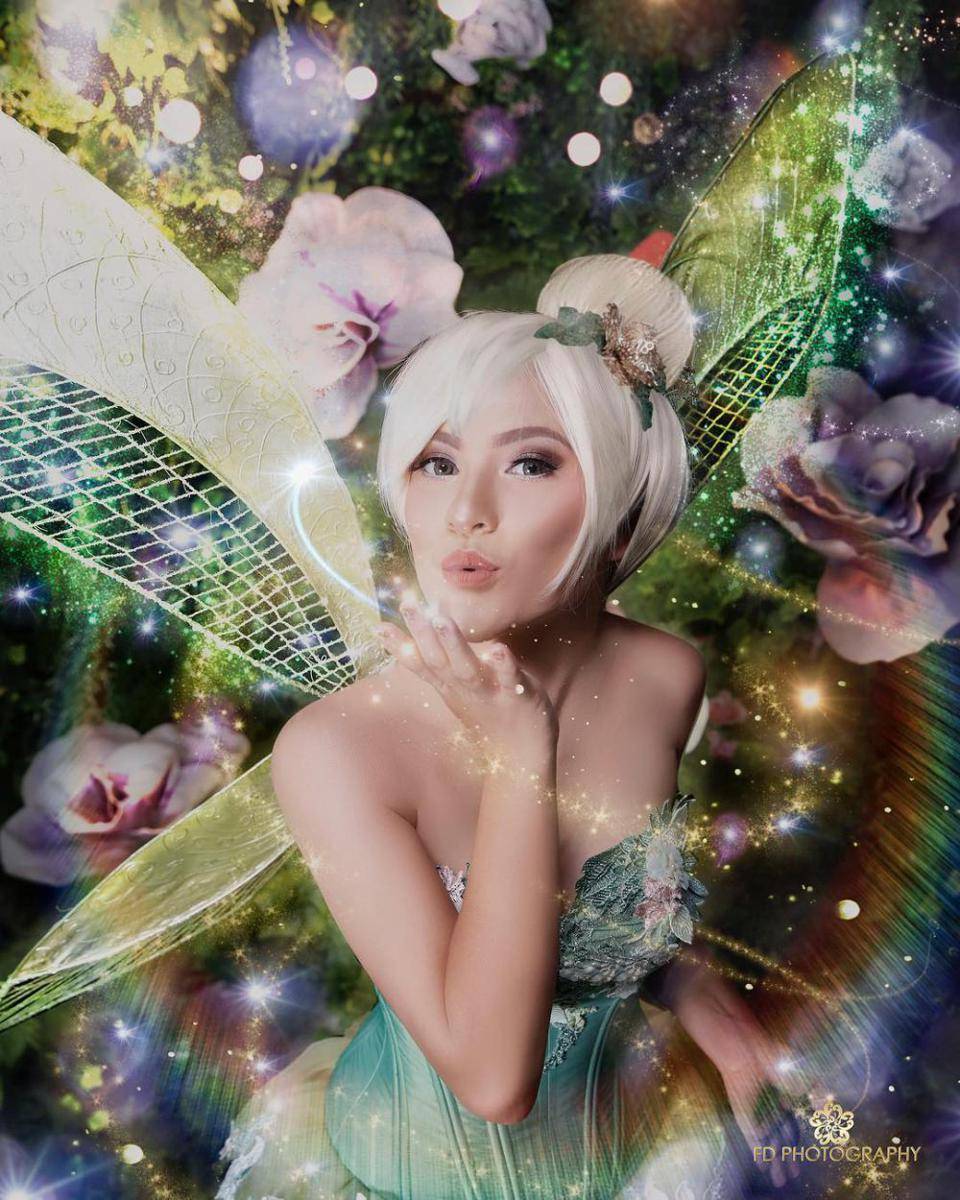 potret Marsha Aruan cosplay jadi Tinkerbell (instagram.com/fdphotography90)