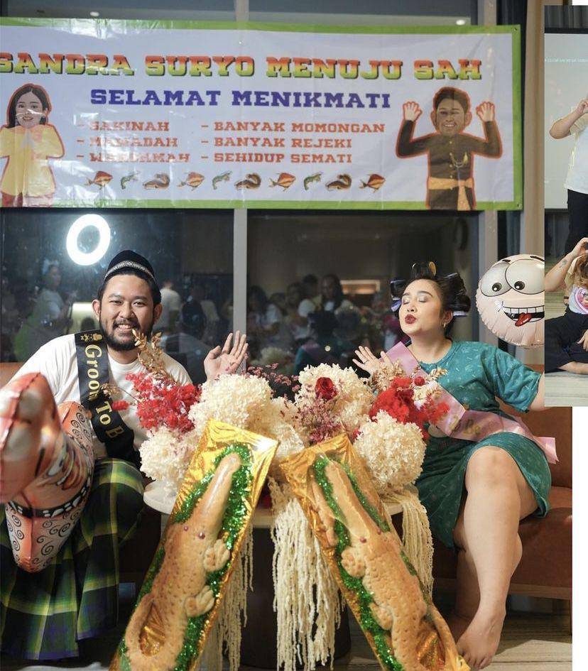 potret bridal shower Sanda Lubis (Instagram.com/clarissaputri_)