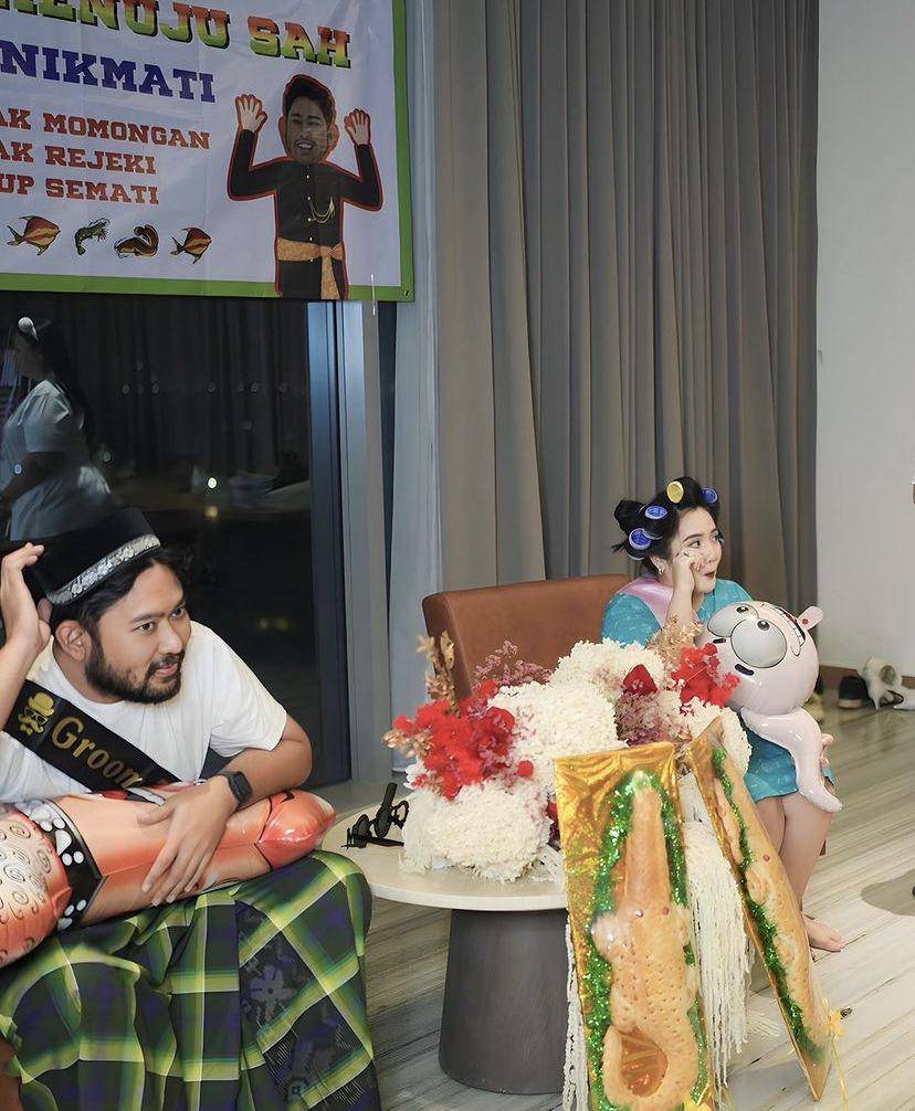 potret bridal shower Sandra Lubis (Instagram.com/ninapkw)