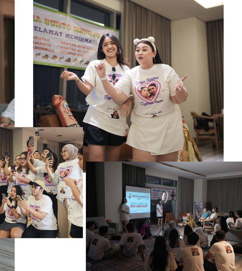 potret bridal shower Sanda Lubis (Instagram.com/clarissaputri_)
