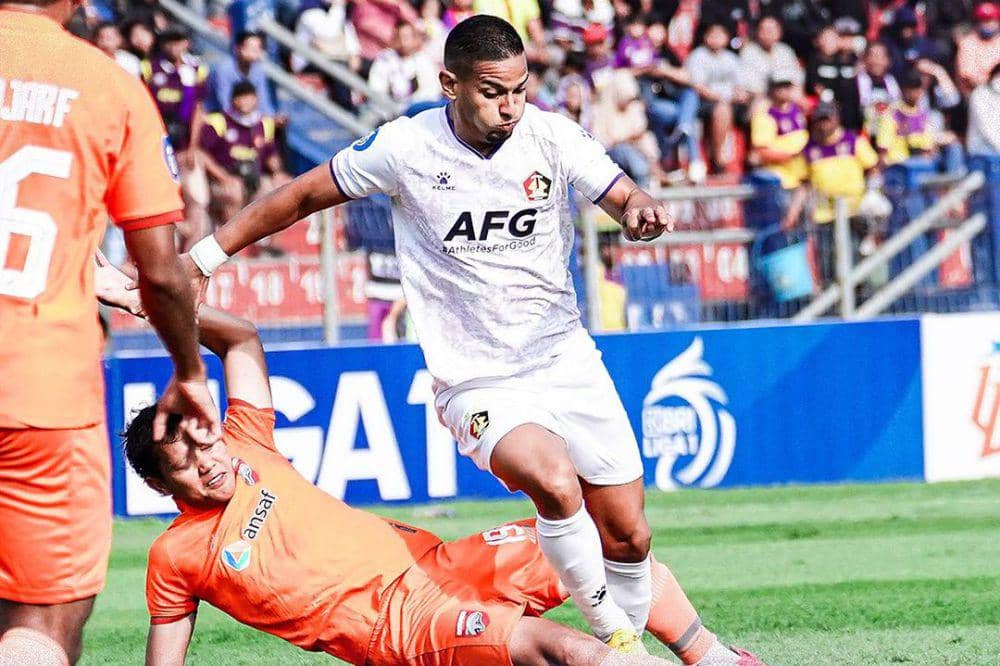 Persik saat menghadapi Borneo FC di Liga 1 Indonesia 2023/2024 putaran pertama. (instagram.com/persikfcofficial)