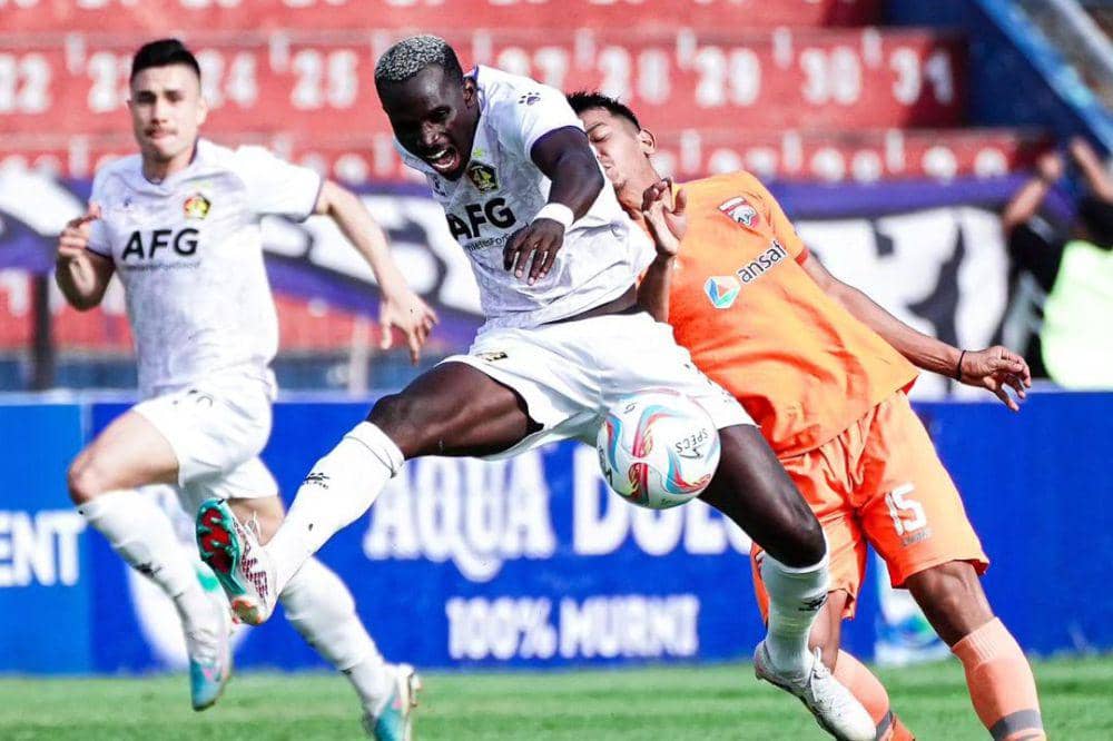 Persik saat menghadapi Borneo FC di Liga 1 Indonesia 2023/2024 putaran pertama. (instagram.com/persikfcofficial)