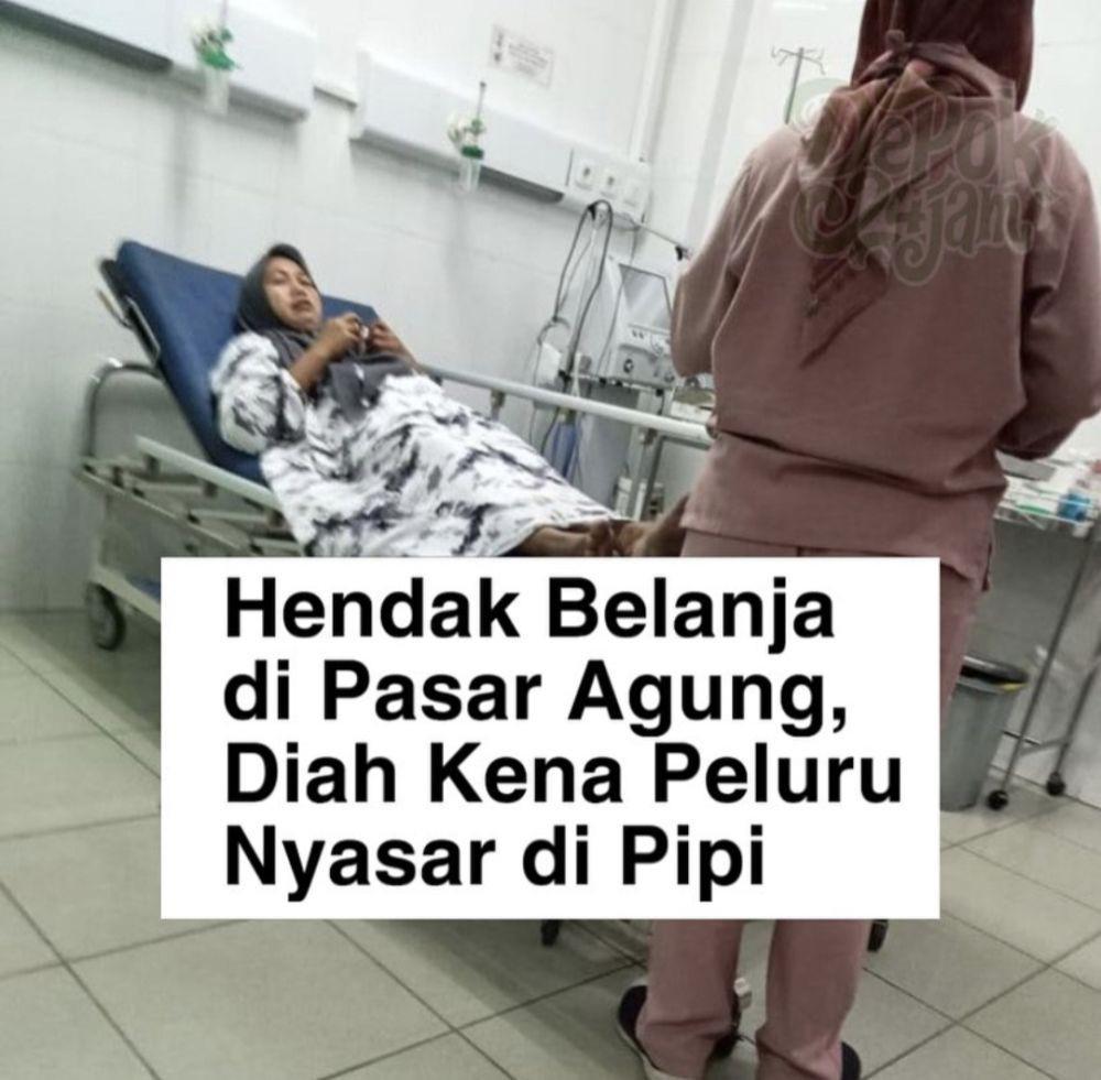 Hendak Pergi ke Pasar, Seorang Warga di Depok Malah Kena Peluru Nyasar