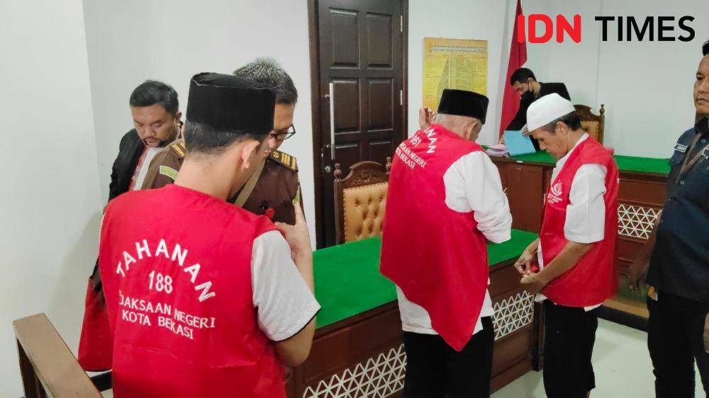 Wowon Cs divonis hukuman penjara seumur hidup. (IDN Times/Imam Faishal)