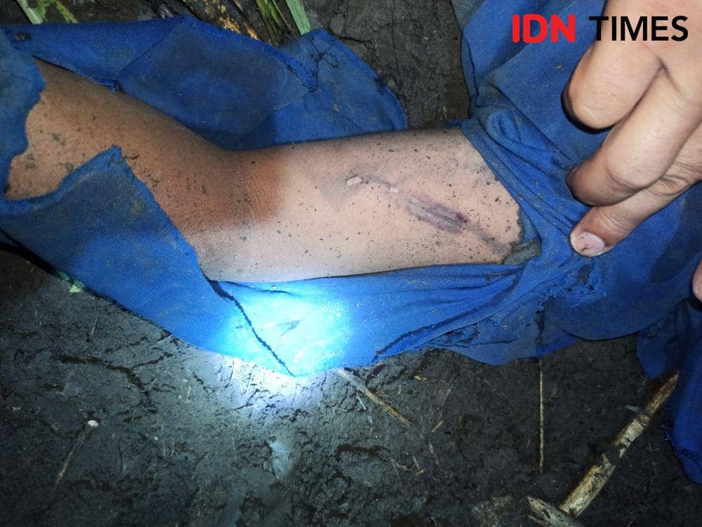 Seorang petani di Desa Ngancar, Kecamatan Pitu, Kabupaten Ngawi tewas tersambar petir. IND Times/ Istimewa.