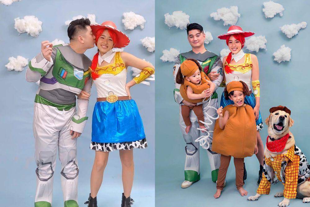 potret keluarga Chef Arnold cosplay jadi karakter film Toy Story (instagram.com/tiffanysoetanto)