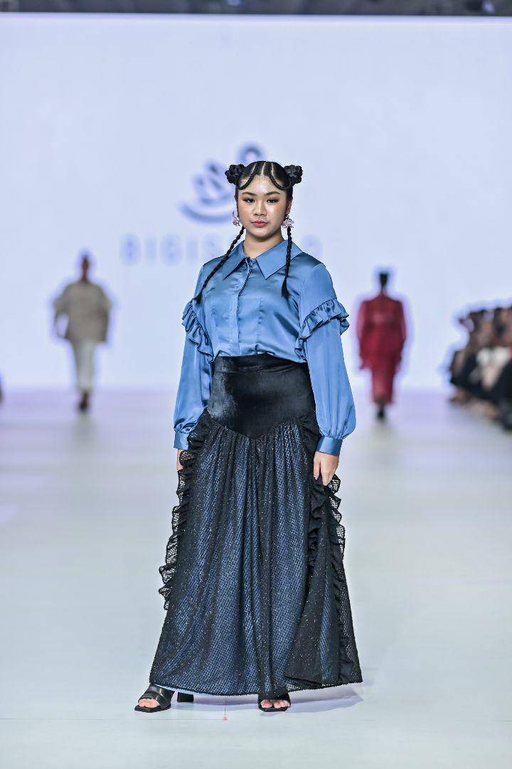 Koleksi Bigissimo di Jakarta Fashion Week 2024 (Dok. Jakarta Fashion Week/Dandy Hendrata)