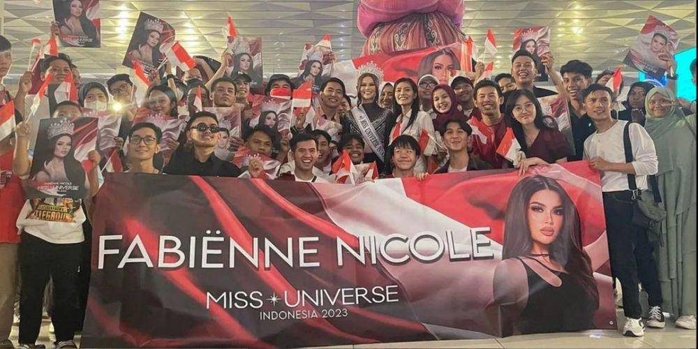 Potret Keberangkatan Fabienne Nicole ke Ajang Miss Universe 2023 (Instagram.com/selebhunt)