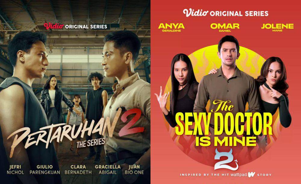 Series produksi Screenplay Films di 2023 (dok. Screenplay Films / Pertaruhan the Series 2 | dok. Screenplay Films / The Sexy Doctor is Mine 2)