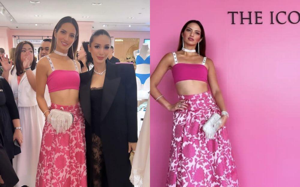 7 Potret Gorgeous Nia Ramadhani di Acara Victoria's Secret