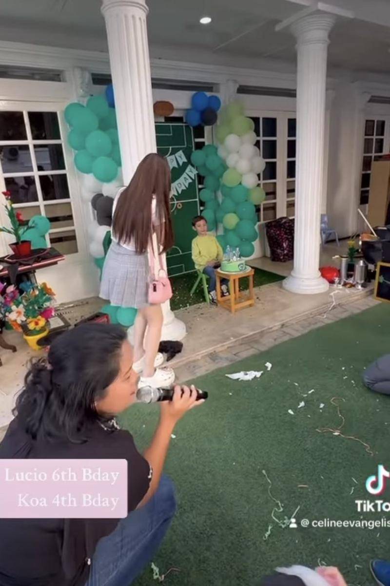 potret Celine Evalingesta rayakan ulang tahun kedua anaknya (Instagram.com/celine_evalingesta)