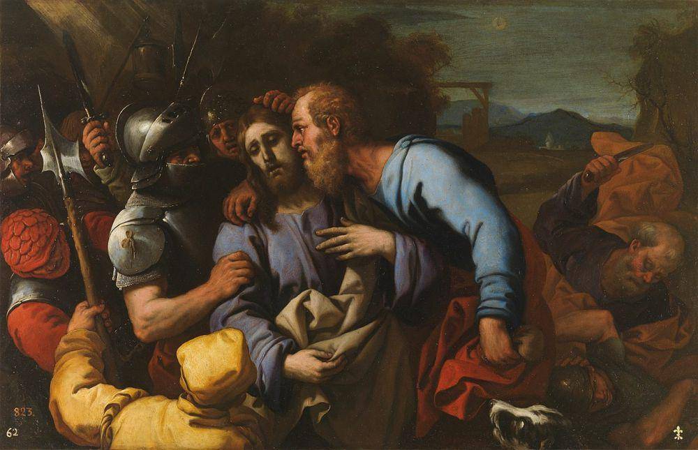 lukisan Yudas mengkhianati Yesus (commons.wikimedia.org/Luca Giordano)