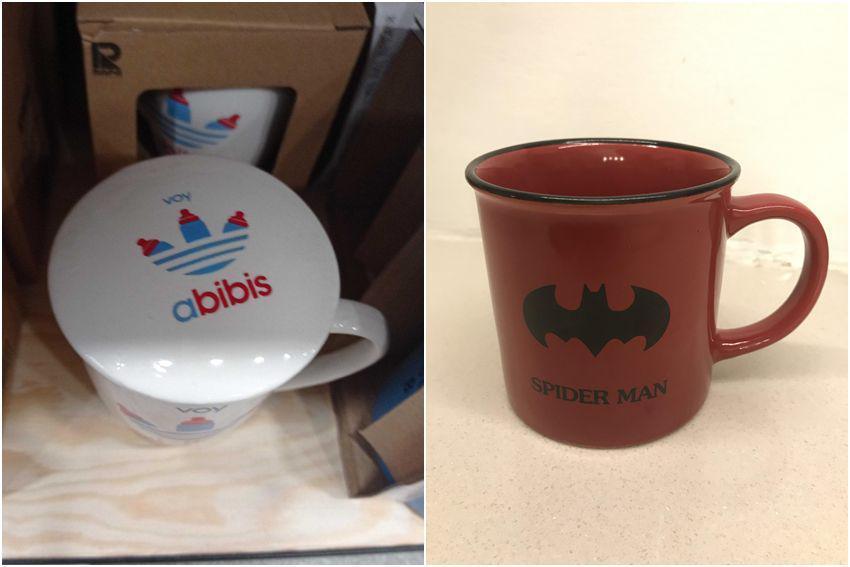 9 Potret Kocak Desain Mug Tiruan dari Merek Terkenal, Abibis?