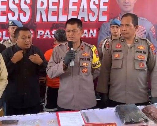 Wakapolres Pasuruan, Kompol Hari Aziz. (Dok. Humas Polres Pasuruan)
