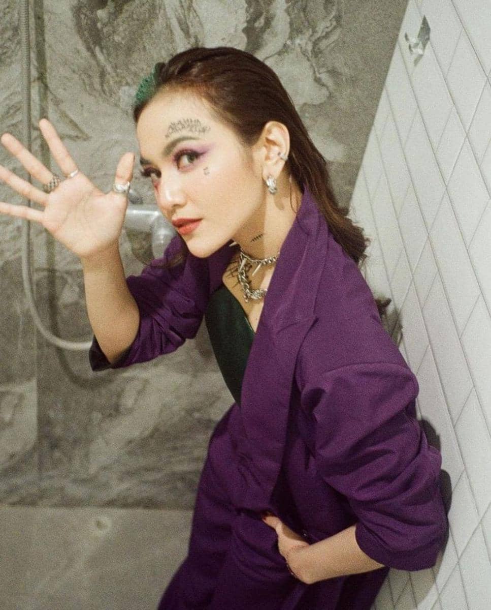 potret Mahalini cosplay jadi Joker (instagram.com/mykylinz)