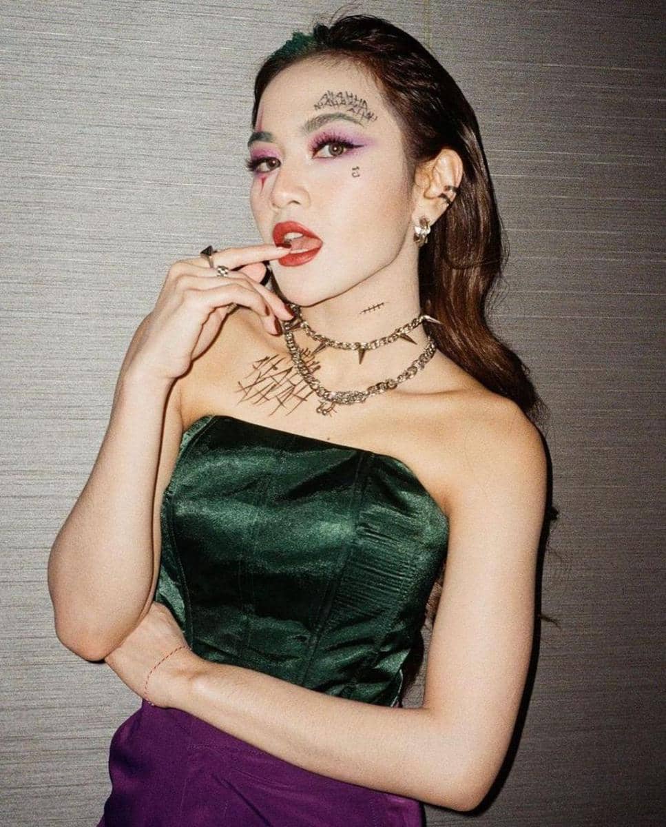 potret Mahalini cosplay jadi Joker (instagram.com/mykylinz)