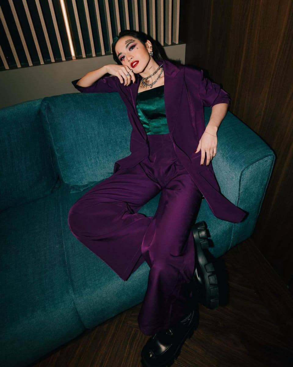 potret Mahalini cosplay jadi Joker (instagram.com/mahaliniraharja)