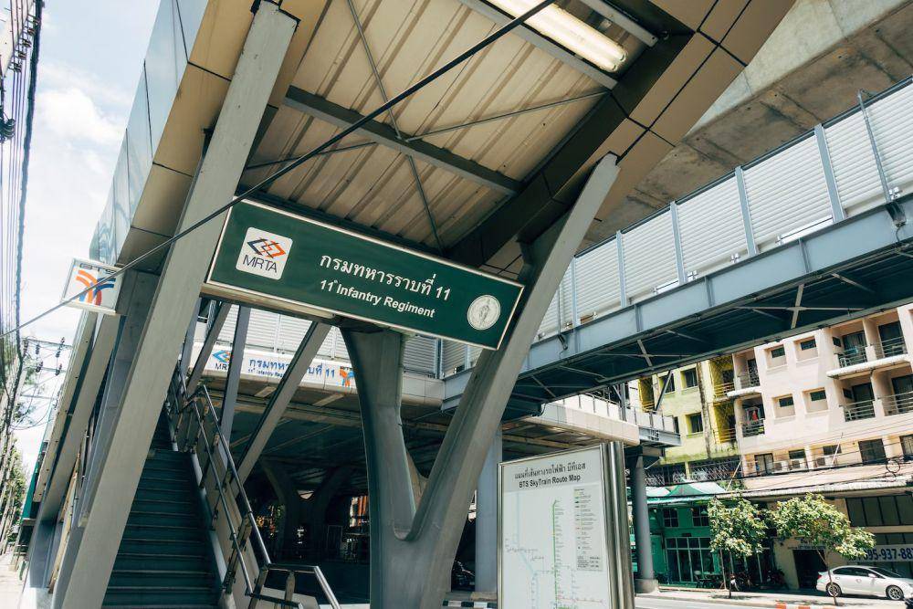 ilustrasi rute dan stasiun BTS Skytrain (unsplash.com/Markus Winkler)