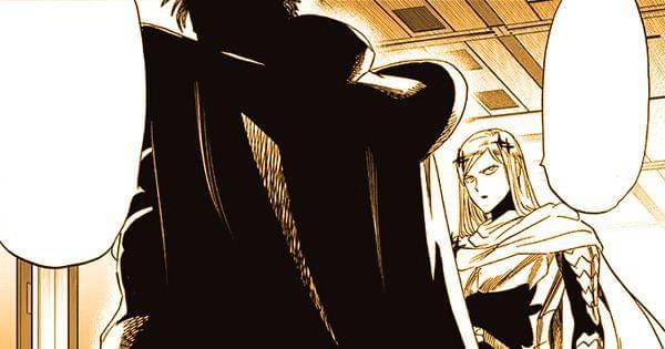 Flashy Flash memulai perbincangan soal God dengan Blast ( Dok. tonarinoyj.jp/One Punch Man )